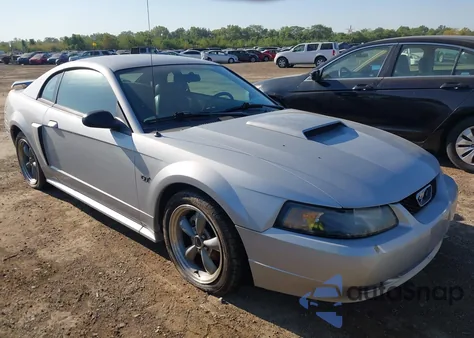 2002 Ford Mustang Gt из США, поврежденный, VIN 1FAFP42X02F191593